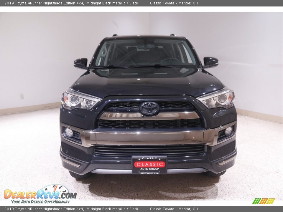2019 Toyota 4Runner Nightshade Edition 4x4 Midnight Black metallic / Black Photo #2