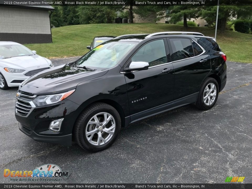 2019 Chevrolet Equinox Premier AWD Mosaic Black Metallic / Jet Black/Brandy Photo #2