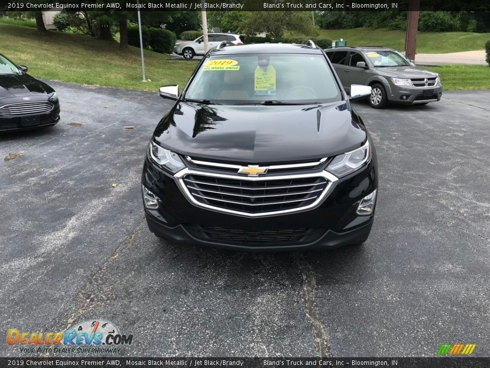 2019 Chevrolet Equinox Premier AWD Mosaic Black Metallic / Jet Black/Brandy Photo #3