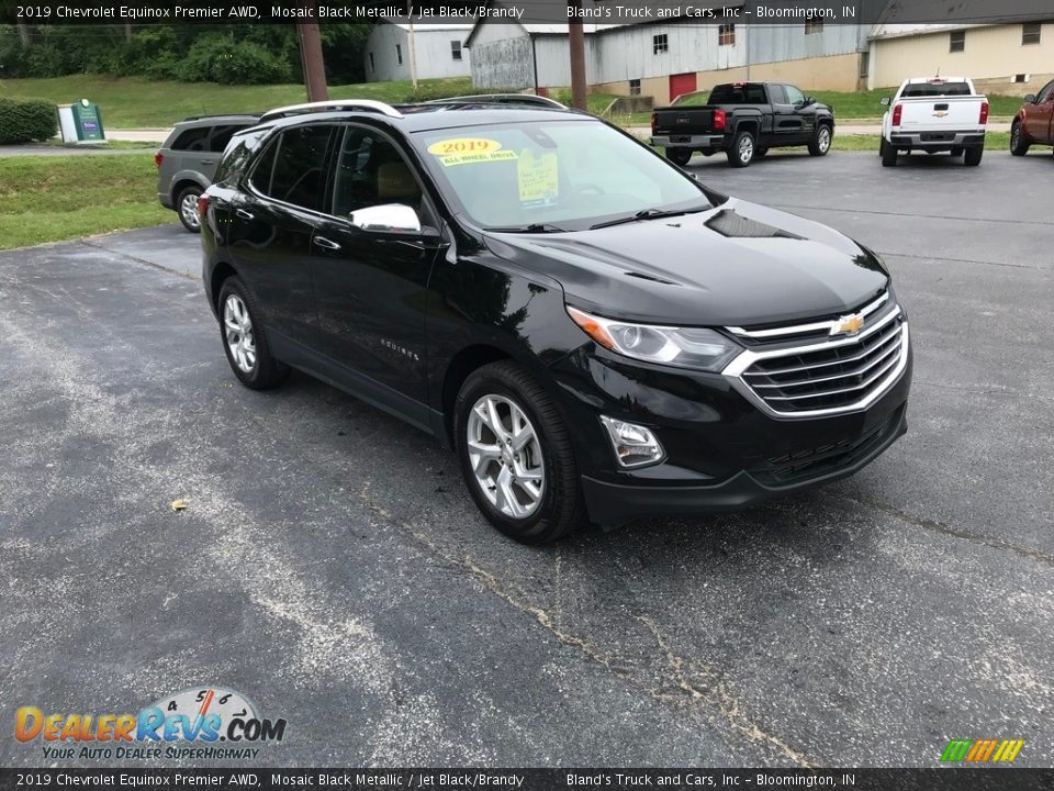 2019 Chevrolet Equinox Premier AWD Mosaic Black Metallic / Jet Black/Brandy Photo #4