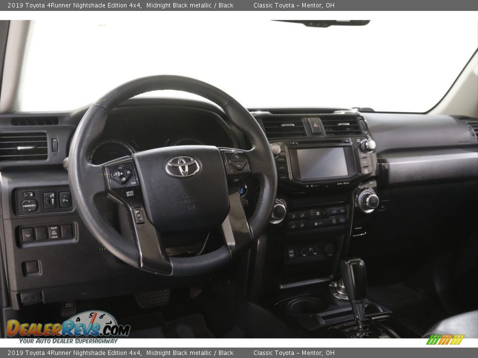 2019 Toyota 4Runner Nightshade Edition 4x4 Midnight Black metallic / Black Photo #6