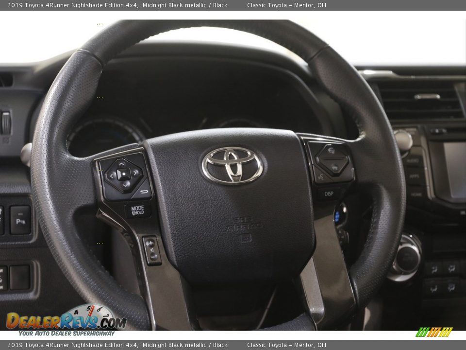 2019 Toyota 4Runner Nightshade Edition 4x4 Midnight Black metallic / Black Photo #7