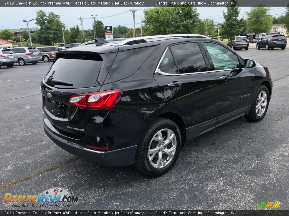 2019 Chevrolet Equinox Premier AWD Mosaic Black Metallic / Jet Black/Brandy Photo #6