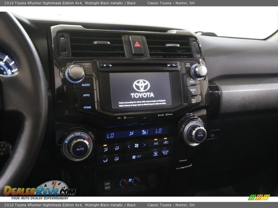 2019 Toyota 4Runner Nightshade Edition 4x4 Midnight Black metallic / Black Photo #9