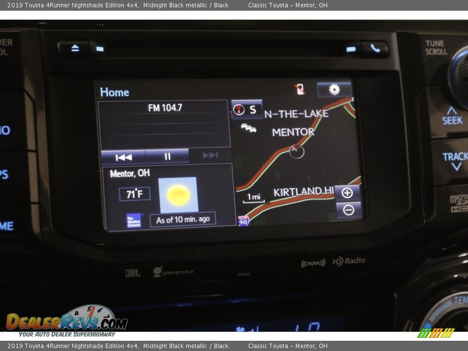 2019 Toyota 4Runner Nightshade Edition 4x4 Midnight Black metallic / Black Photo #10