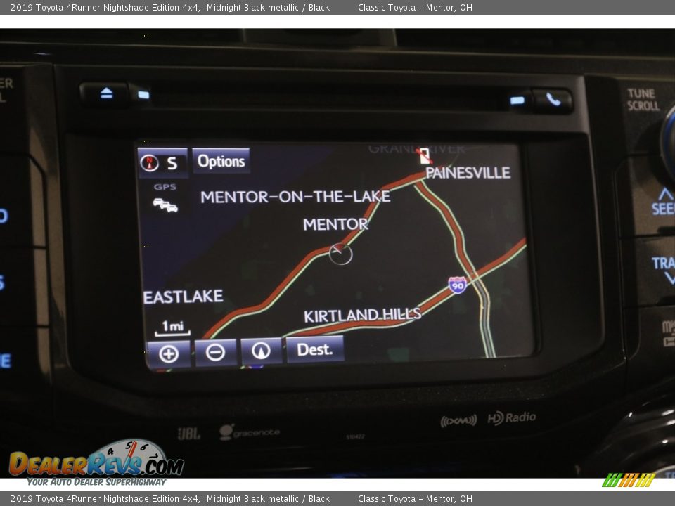 2019 Toyota 4Runner Nightshade Edition 4x4 Midnight Black metallic / Black Photo #11