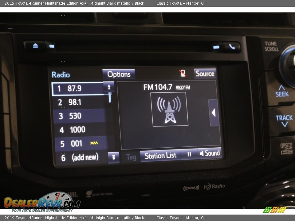 2019 Toyota 4Runner Nightshade Edition 4x4 Midnight Black metallic / Black Photo #12