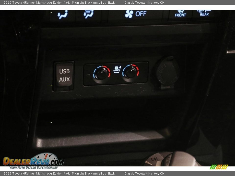 2019 Toyota 4Runner Nightshade Edition 4x4 Midnight Black metallic / Black Photo #15