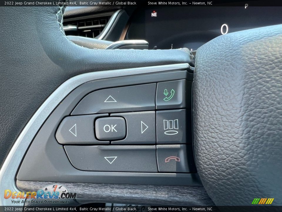 2022 Jeep Grand Cherokee L Limited 4x4 Baltic Gray Metallic / Global Black Photo #21
