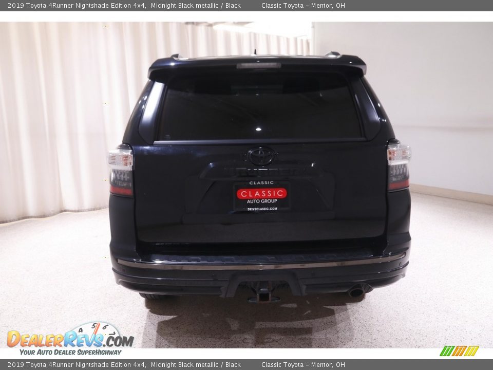 2019 Toyota 4Runner Nightshade Edition 4x4 Midnight Black metallic / Black Photo #22