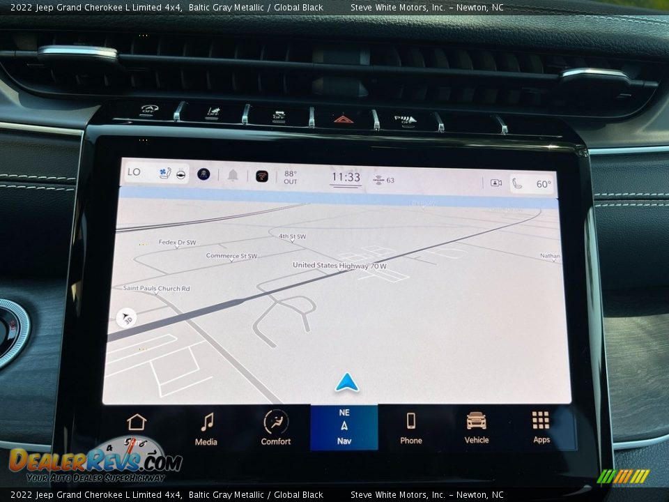 2022 Jeep Grand Cherokee L Limited 4x4 Baltic Gray Metallic / Global Black Photo #25