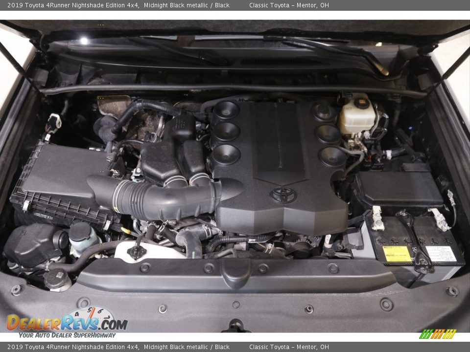 2019 Toyota 4Runner Nightshade Edition 4x4 Midnight Black metallic / Black Photo #23