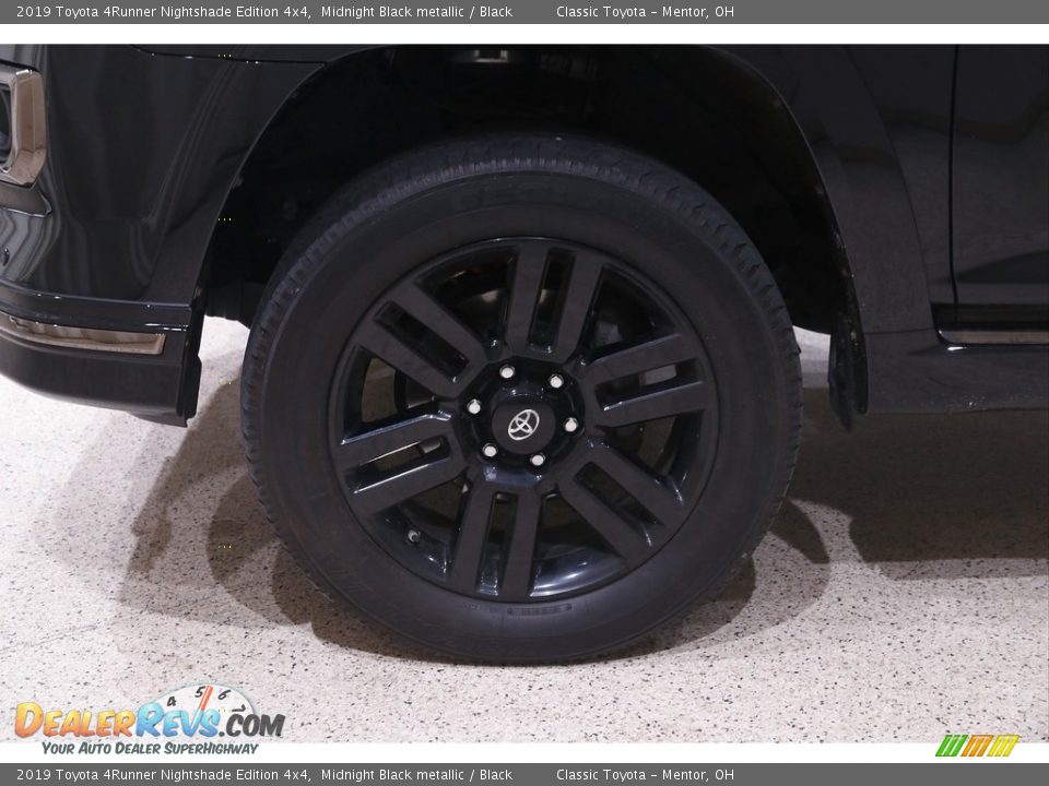 2019 Toyota 4Runner Nightshade Edition 4x4 Midnight Black metallic / Black Photo #24