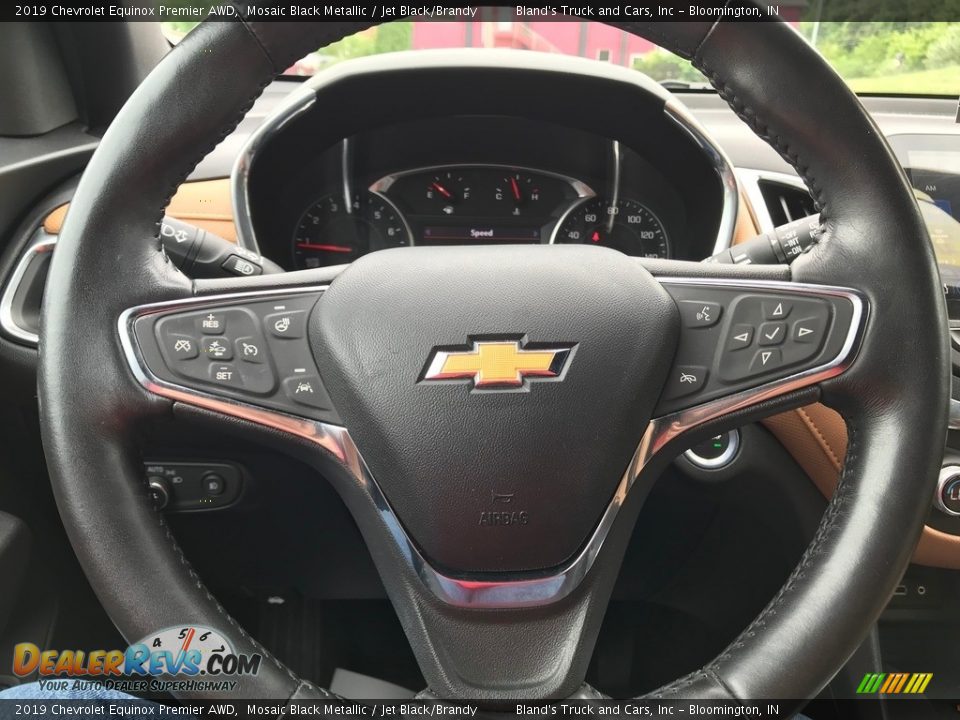 2019 Chevrolet Equinox Premier AWD Mosaic Black Metallic / Jet Black/Brandy Photo #23