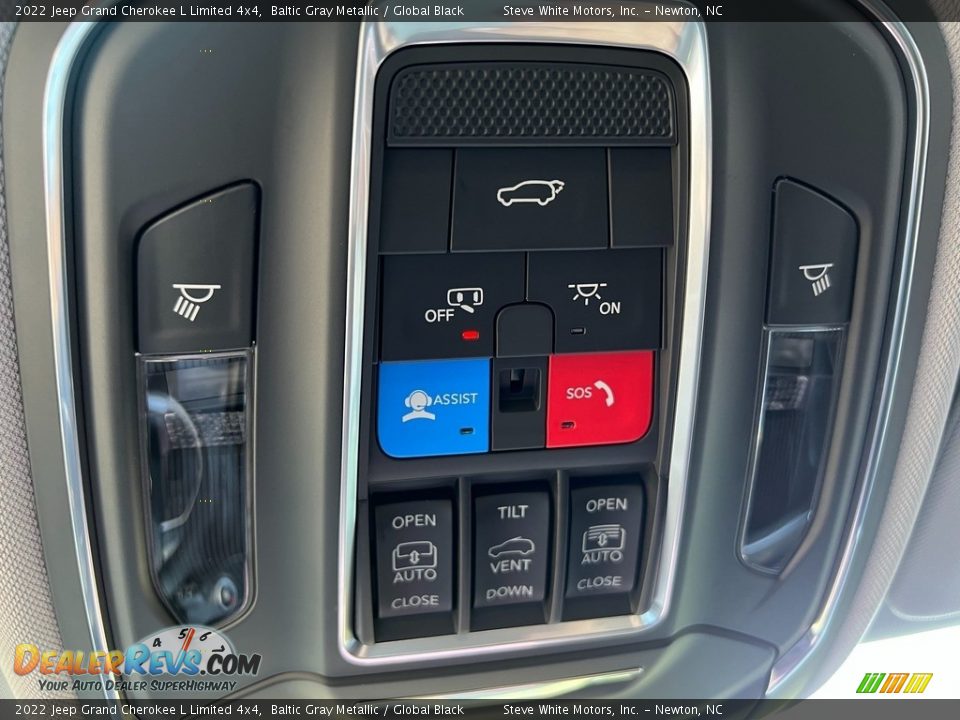 2022 Jeep Grand Cherokee L Limited 4x4 Baltic Gray Metallic / Global Black Photo #34