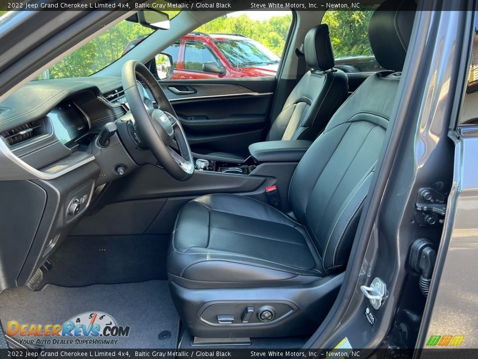 2022 Jeep Grand Cherokee L Limited 4x4 Baltic Gray Metallic / Global Black Photo #10