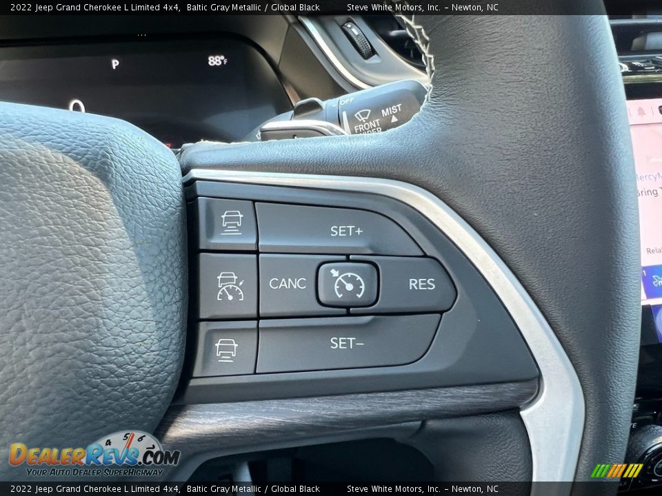 2022 Jeep Grand Cherokee L Limited 4x4 Baltic Gray Metallic / Global Black Photo #22
