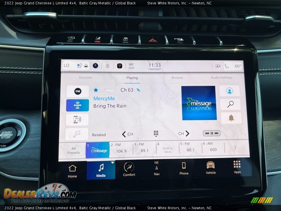 2022 Jeep Grand Cherokee L Limited 4x4 Baltic Gray Metallic / Global Black Photo #24