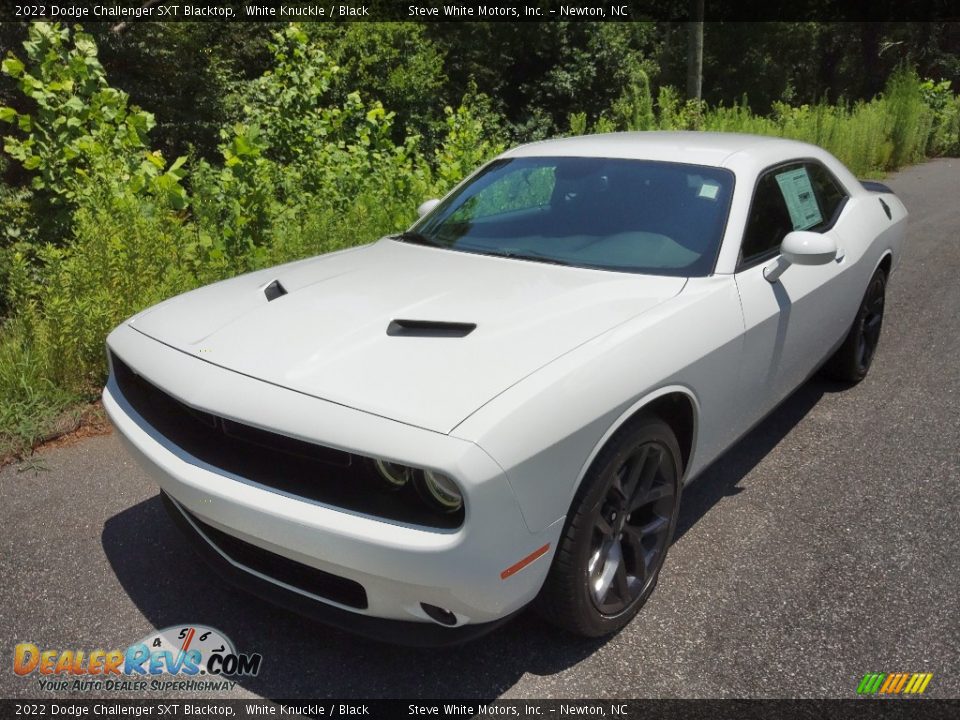 2022 Dodge Challenger SXT Blacktop White Knuckle / Black Photo #2