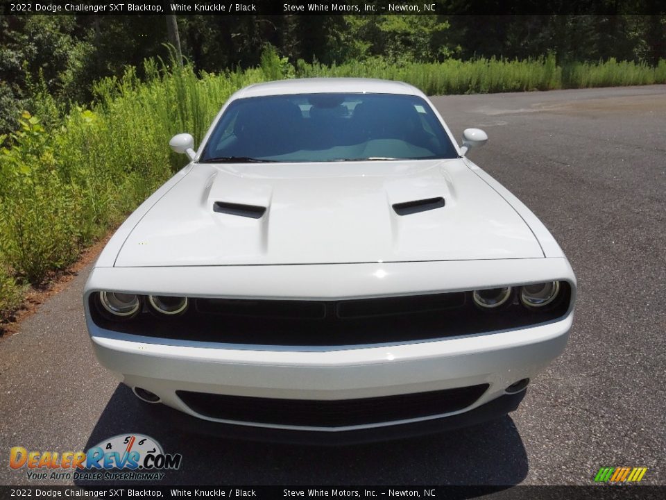 2022 Dodge Challenger SXT Blacktop White Knuckle / Black Photo #3