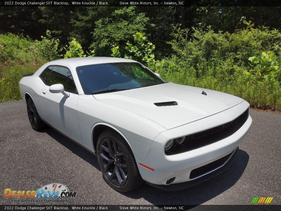 2022 Dodge Challenger SXT Blacktop White Knuckle / Black Photo #4