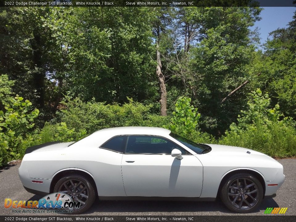 2022 Dodge Challenger SXT Blacktop White Knuckle / Black Photo #5