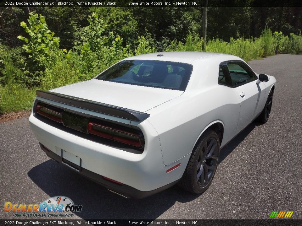 2022 Dodge Challenger SXT Blacktop White Knuckle / Black Photo #6