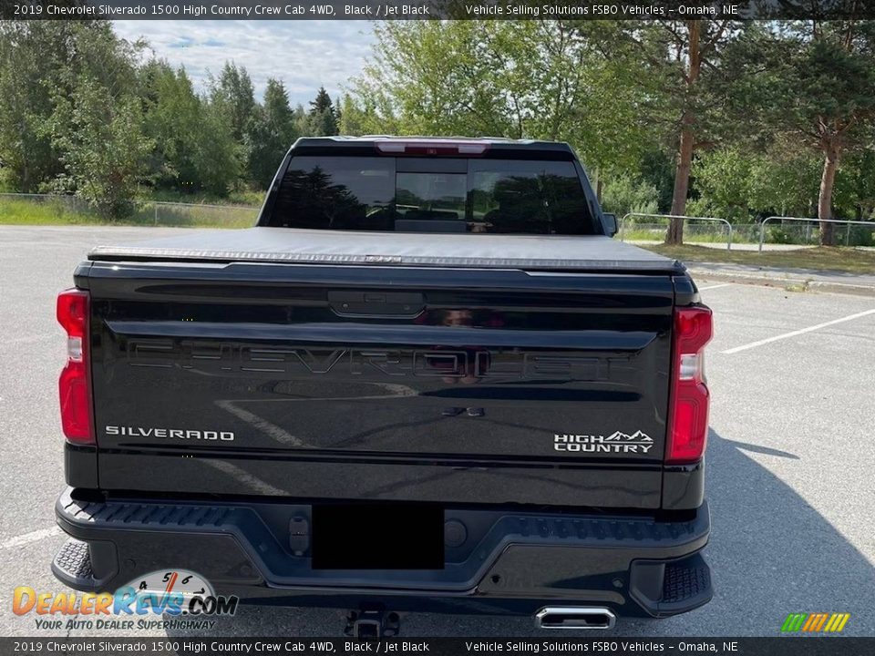 2019 Chevrolet Silverado 1500 High Country Crew Cab 4WD Black / Jet Black Photo #9