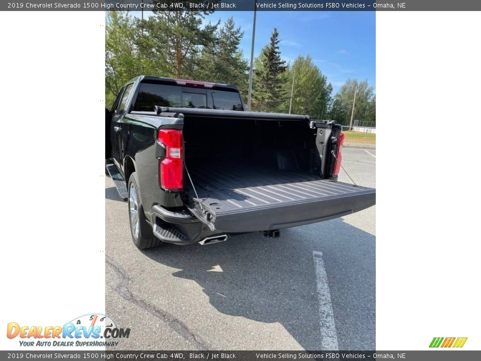 2019 Chevrolet Silverado 1500 High Country Crew Cab 4WD Black / Jet Black Photo #10