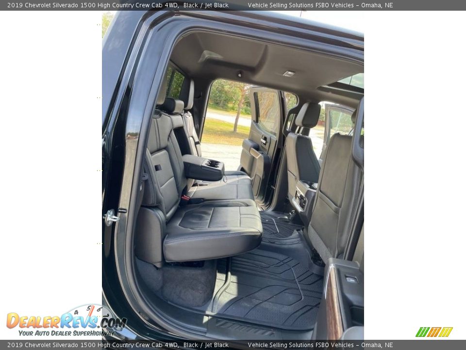 2019 Chevrolet Silverado 1500 High Country Crew Cab 4WD Black / Jet Black Photo #13