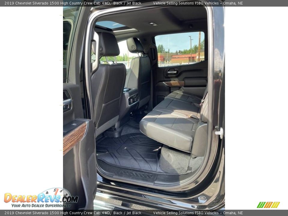 2019 Chevrolet Silverado 1500 High Country Crew Cab 4WD Black / Jet Black Photo #14