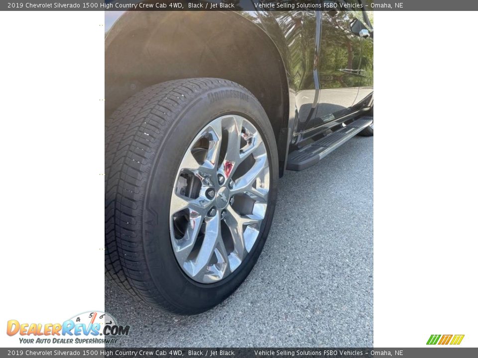 2019 Chevrolet Silverado 1500 High Country Crew Cab 4WD Black / Jet Black Photo #22