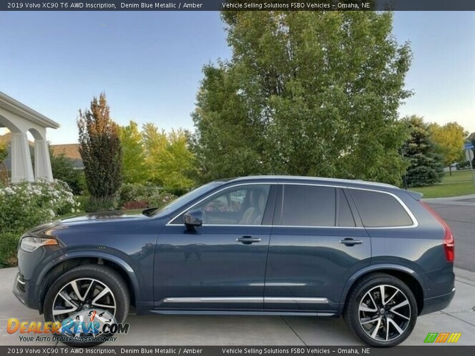 Denim Blue Metallic 2019 Volvo XC90 T6 AWD Inscription Photo #1