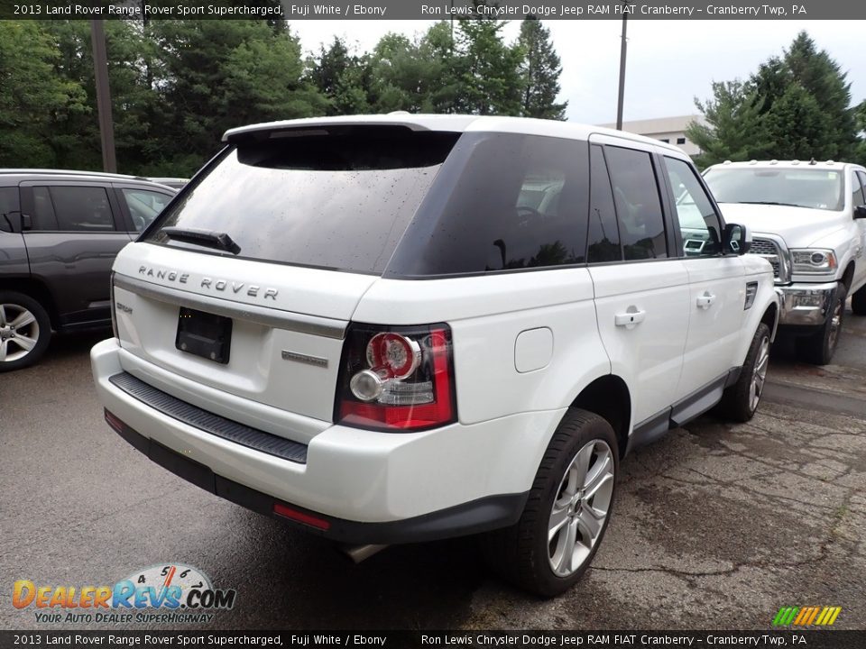 2013 Land Rover Range Rover Sport Supercharged Fuji White / Ebony Photo #3