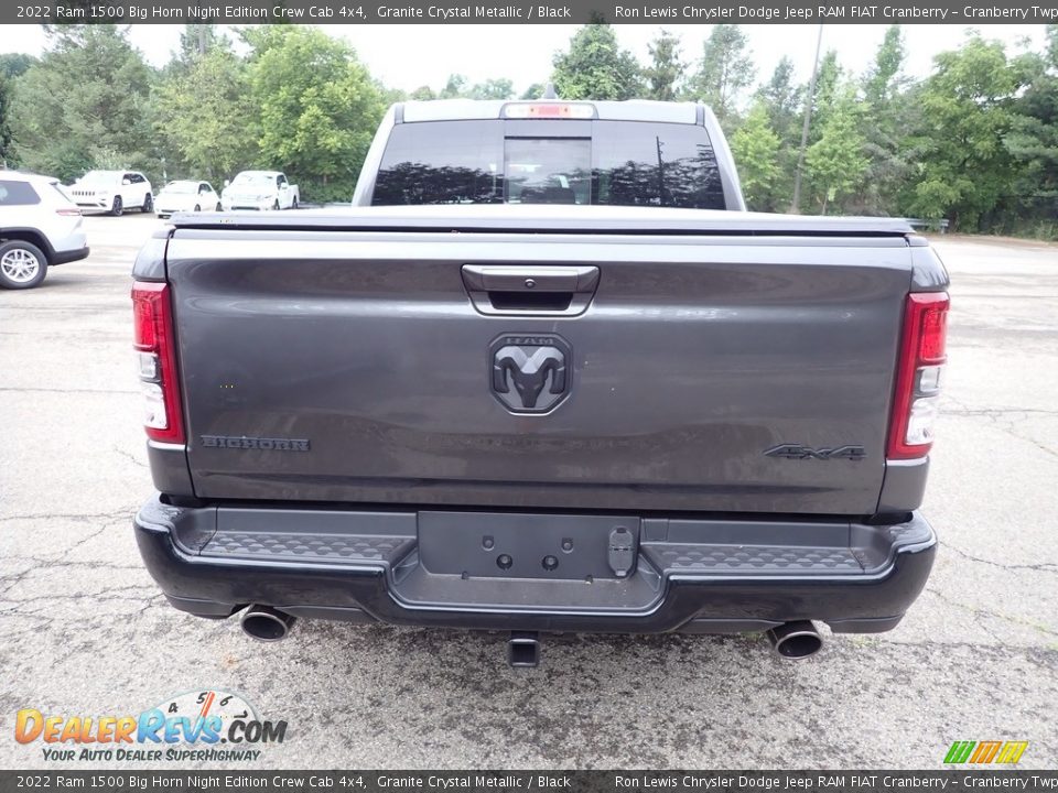 2022 Ram 1500 Big Horn Night Edition Crew Cab 4x4 Granite Crystal Metallic / Black Photo #4