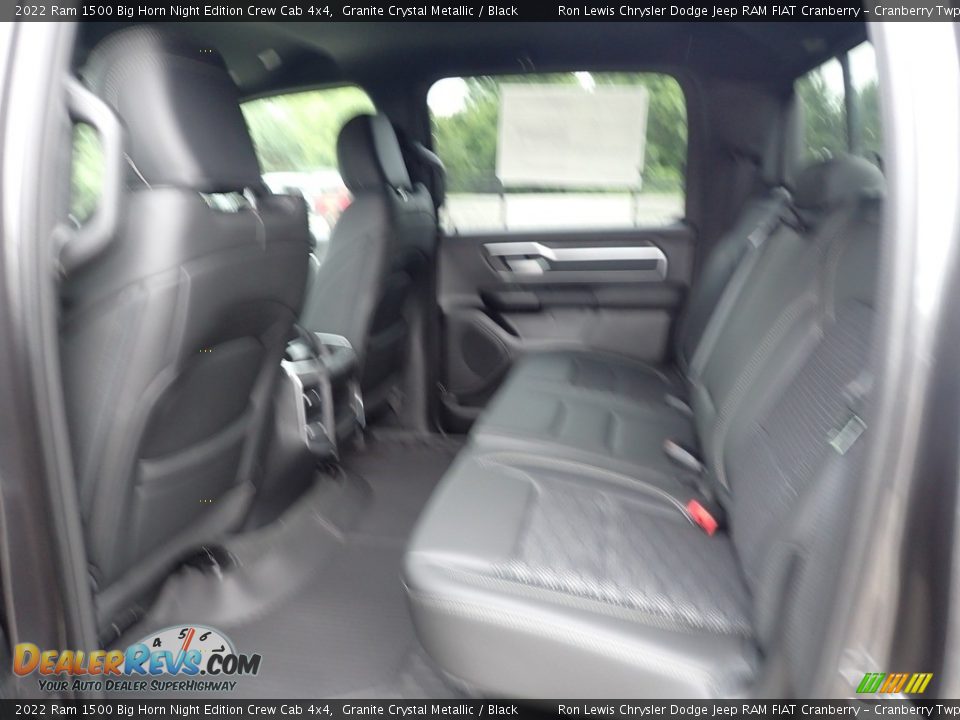 2022 Ram 1500 Big Horn Night Edition Crew Cab 4x4 Granite Crystal Metallic / Black Photo #12
