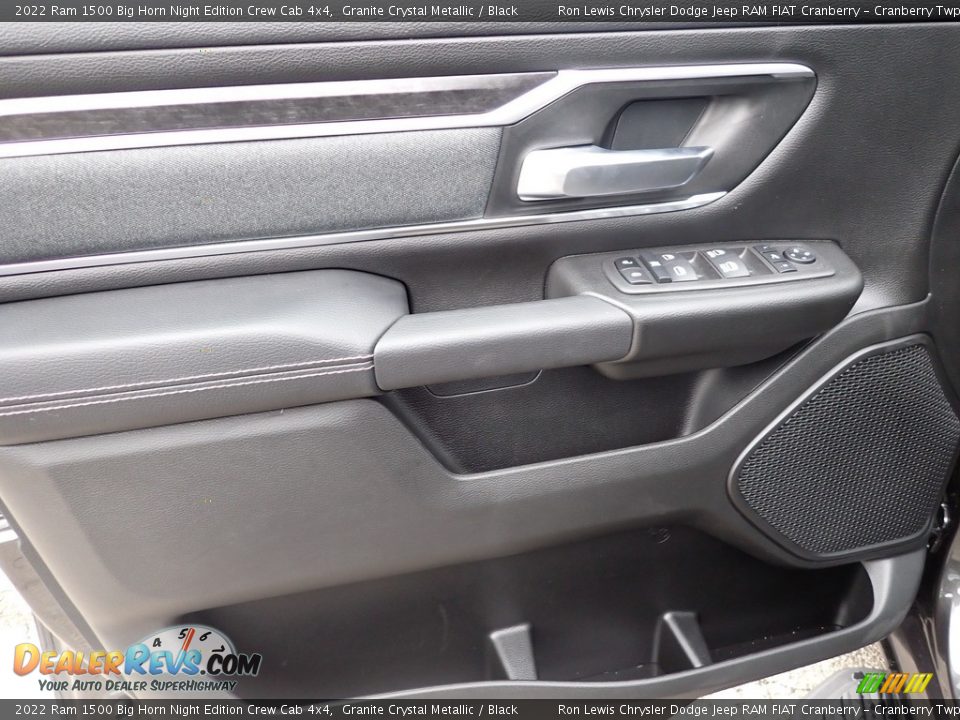 2022 Ram 1500 Big Horn Night Edition Crew Cab 4x4 Granite Crystal Metallic / Black Photo #15