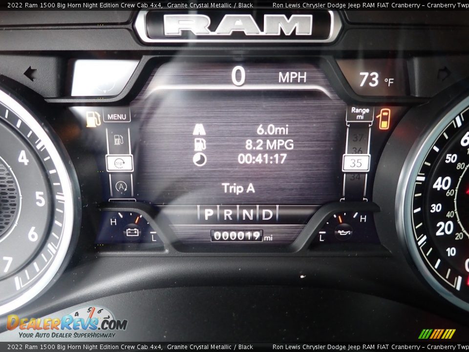 2022 Ram 1500 Big Horn Night Edition Crew Cab 4x4 Granite Crystal Metallic / Black Photo #16