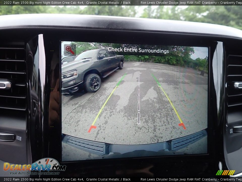 2022 Ram 1500 Big Horn Night Edition Crew Cab 4x4 Granite Crystal Metallic / Black Photo #18