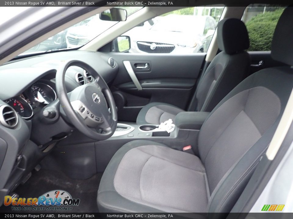 2013 Nissan Rogue SV AWD Brilliant Silver / Black Photo #20