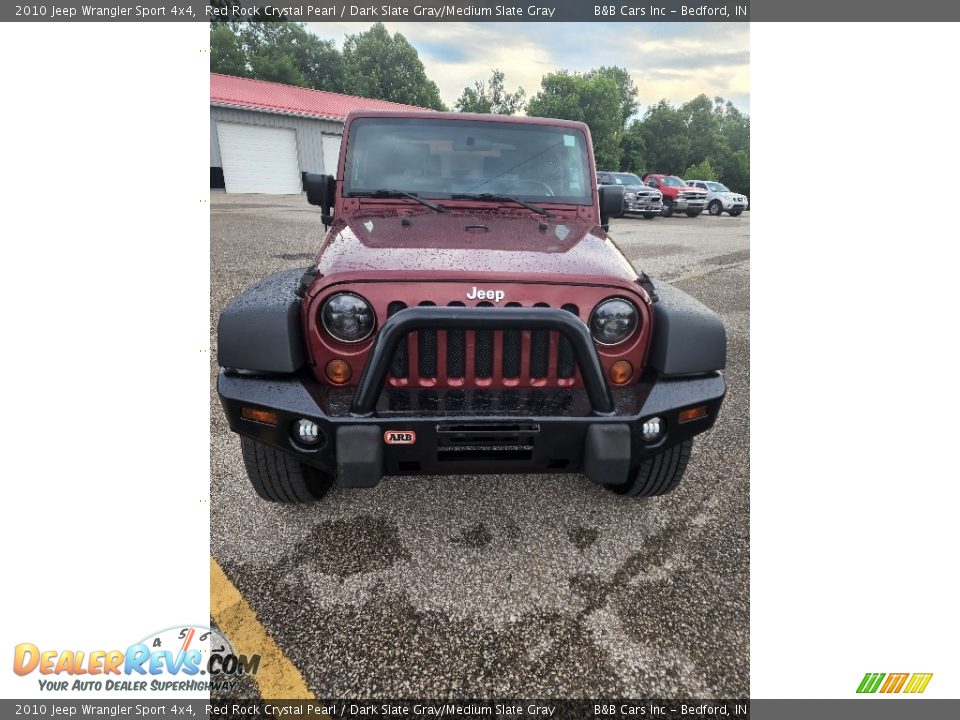 2010 Jeep Wrangler Sport 4x4 Red Rock Crystal Pearl / Dark Slate Gray/Medium Slate Gray Photo #19