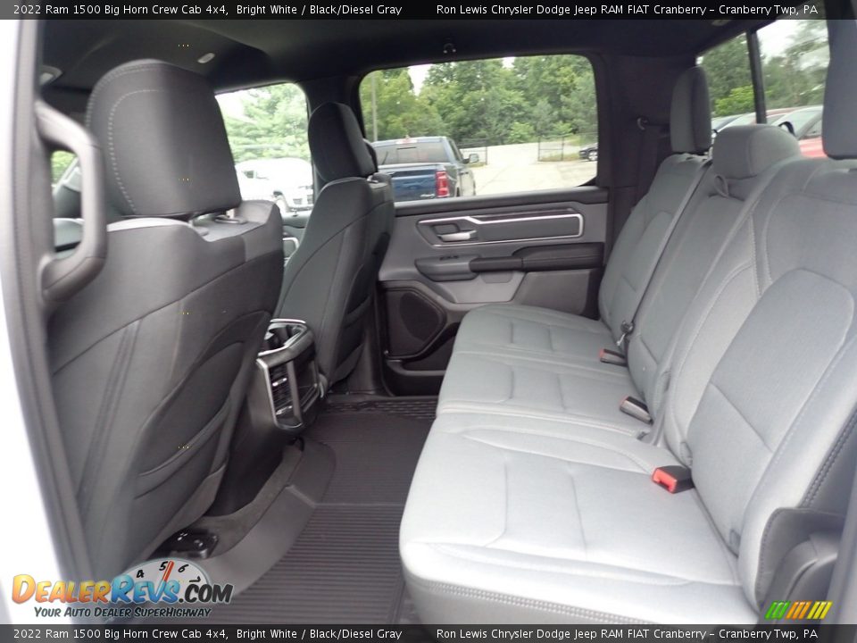 2022 Ram 1500 Big Horn Crew Cab 4x4 Bright White / Black/Diesel Gray Photo #13