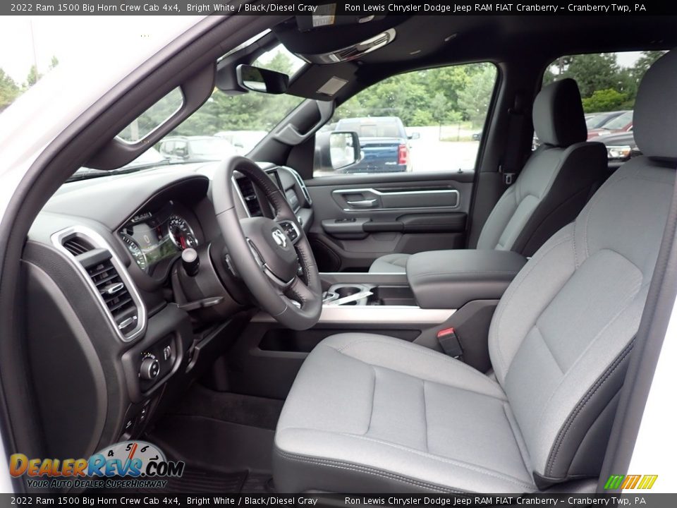 2022 Ram 1500 Big Horn Crew Cab 4x4 Bright White / Black/Diesel Gray Photo #15