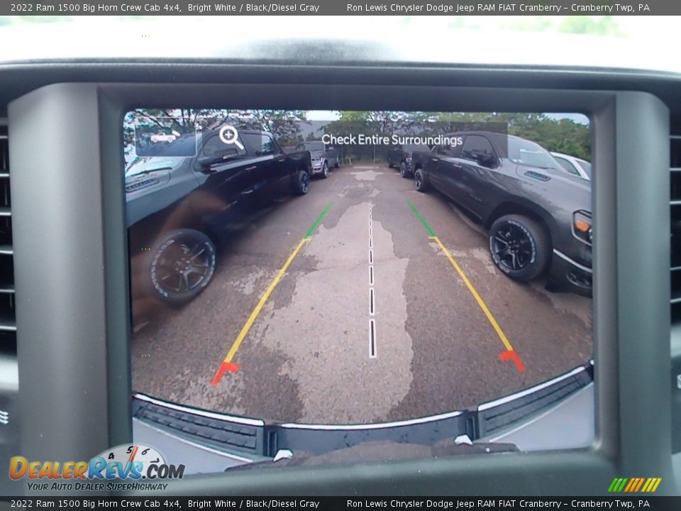 2022 Ram 1500 Big Horn Crew Cab 4x4 Bright White / Black/Diesel Gray Photo #19