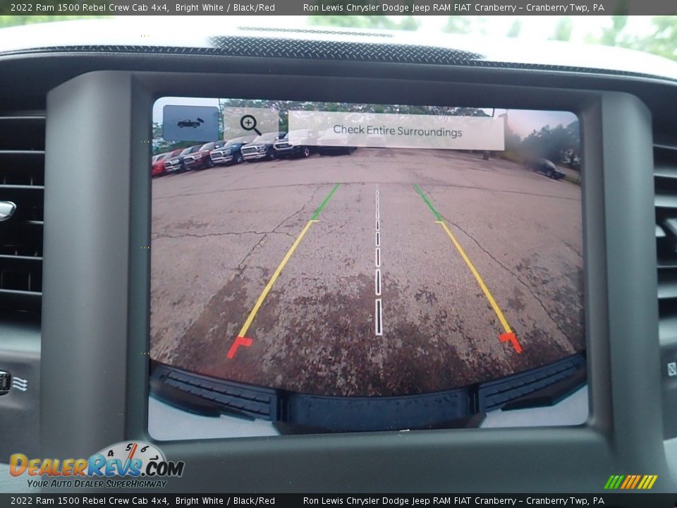 2022 Ram 1500 Rebel Crew Cab 4x4 Bright White / Black/Red Photo #19