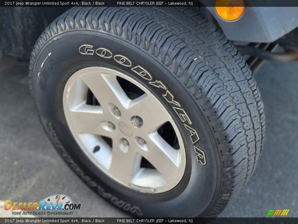 2017 Jeep Wrangler Unlimited Sport 4x4 Black / Black Photo #5