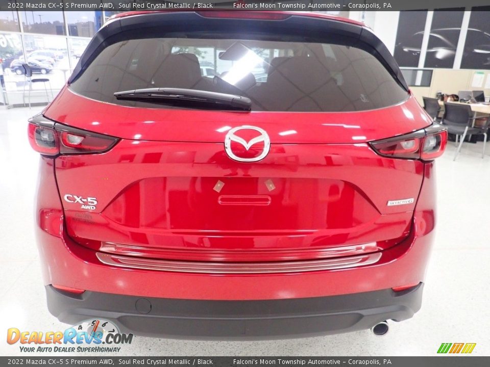 2022 Mazda CX-5 S Premium AWD Soul Red Crystal Metallic / Black Photo #3