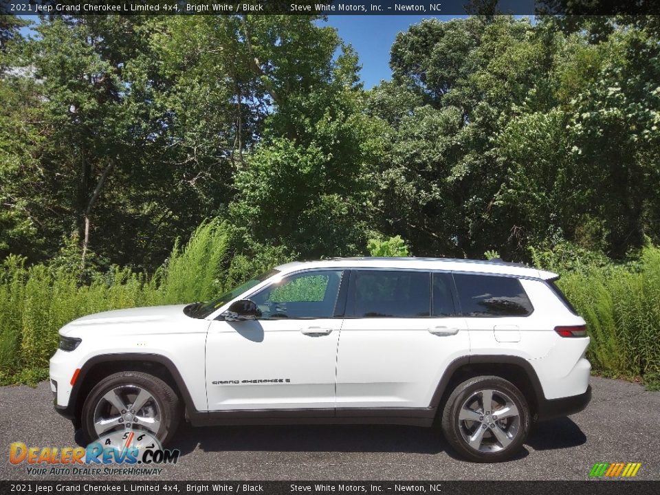 2021 Jeep Grand Cherokee L Limited 4x4 Bright White / Black Photo #1