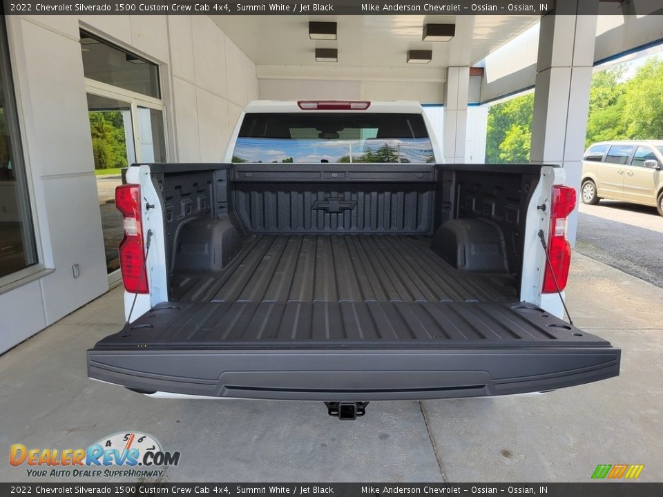 2022 Chevrolet Silverado 1500 Custom Crew Cab 4x4 Summit White / Jet Black Photo #6