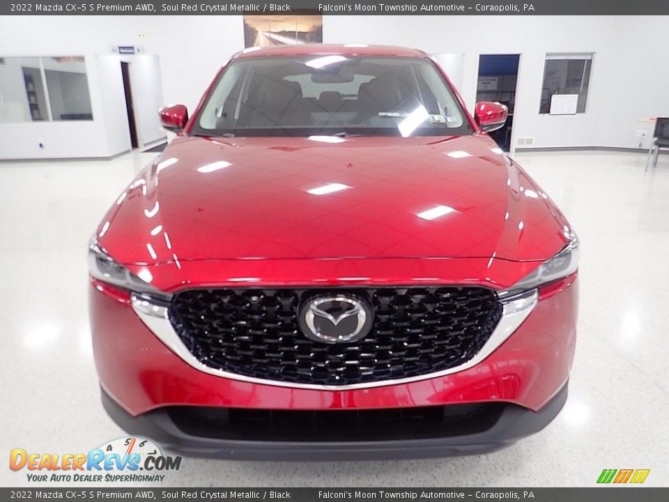 2022 Mazda CX-5 S Premium AWD Soul Red Crystal Metallic / Black Photo #8